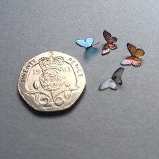 Dolls House Woodland Garden Tiny Butterflies Miniature 1/12th scale
