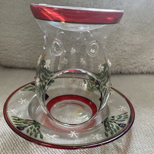 Yankee candle glass wax burner - glass,
