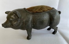 Antique Pig Pin Cushion Cast