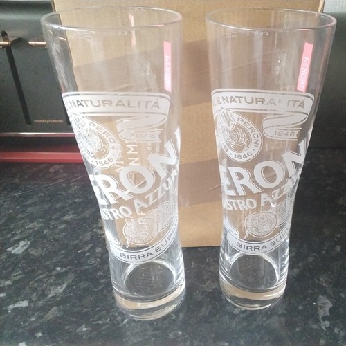 Peroni pint glasses brand - peroni,