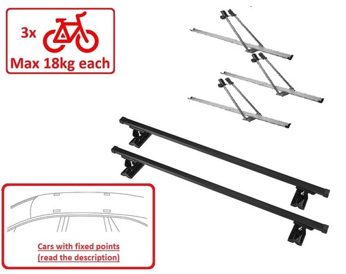 Set roof rack - roof, bike