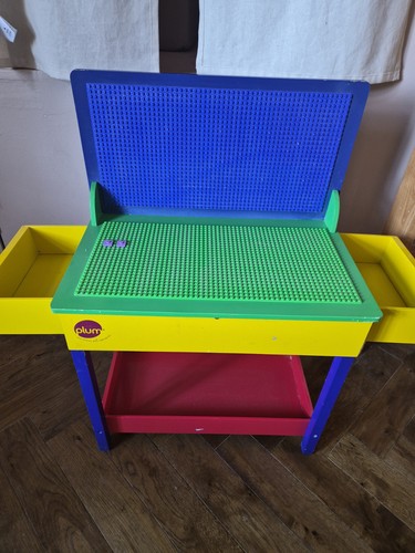 Plum lego storage table - storage, with