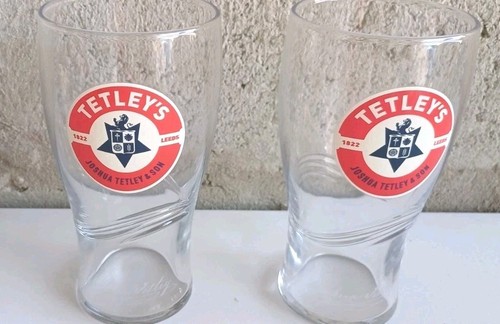 Tetley bitter pint - bitter, glasses