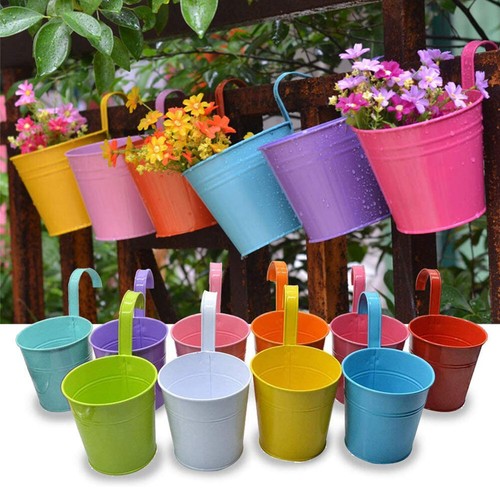 20pcs metal flower pot colour - 20pcs,