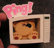 PING MIKE MISTER MICRO FIGURE - BAD TASTE BEARS - Bear in Microwave