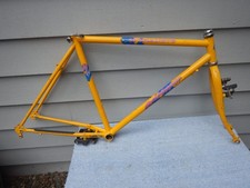 Vintage 20" Specialized Rockhopper Mountain Bike Frameset EXTRAS Butted YELLOW