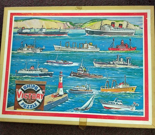 Vintage children jigsaw - vintage, children's