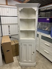 White shabby chic corner unit - chic,