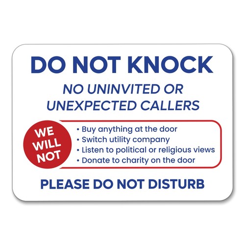 Cold callers sticker no - cold,