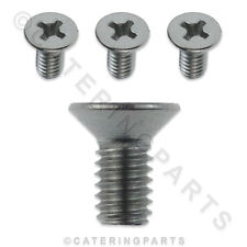 4 x FLAT HEAD STAINLESS STEEL