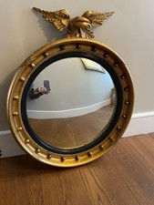 Fully Restored Antique 19th Century Regency Convex Mirror