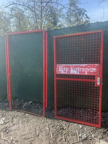 Temporary site fence gate - fence,