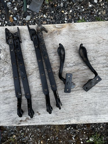 Cast iron window latches - iron,