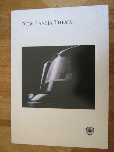 Lancia thema brochure page - brochure.,