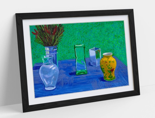 Four empty vases david - four,