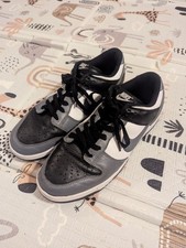 Mens Nike Dunk Low Black/Grey/White Size 10 Used Great Condition