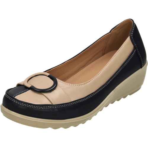 Ladies low wedge - wedge, court
