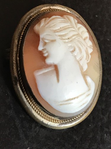 Vintage shell cameo - vintage,