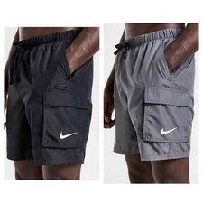 New Nike Cargo Volley 5" Swim Shorts Trunks Mens Size S To XL