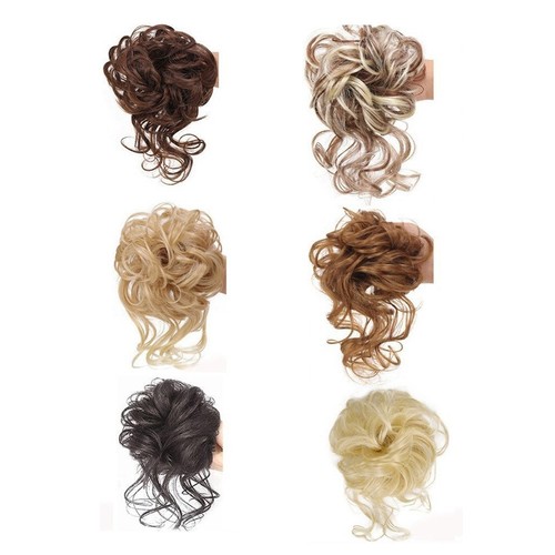 Messy bun hair piece - hair,