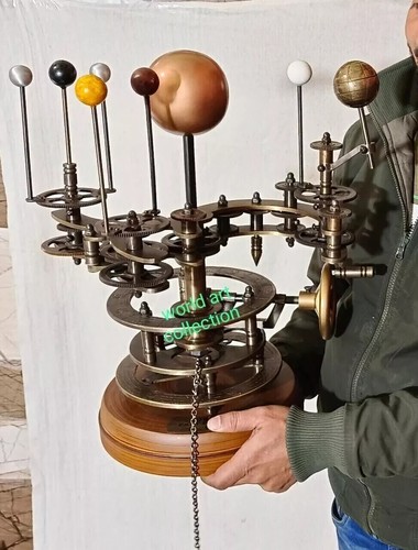 Antique brass orrery - orrery, solar