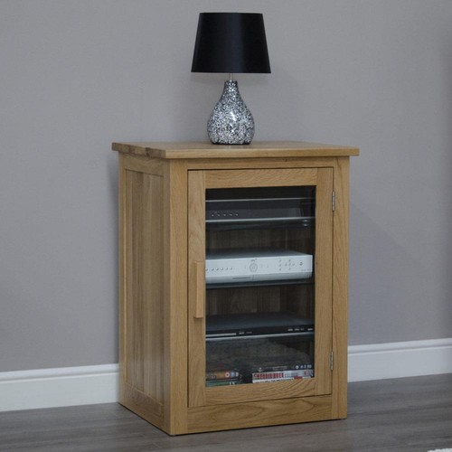 Solid oak cabinet arden - oak, hi-fi