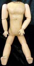26" / 66cm ORIGINAL ANTIQUE DOLL FRENCH BODY,  DOLL HOSPITAL SPARES, c. 1900