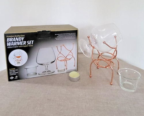 Brandy warmer set - warmer,