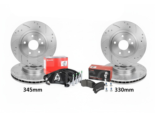 Front rear drilled grooved - rear,