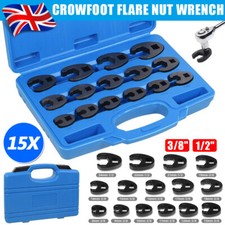 15Pcs Crowfoot Wrench Set