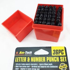 Tool Marking Set Number Letter