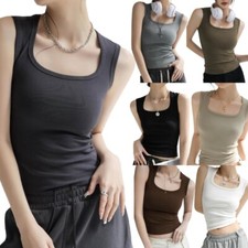 Ladies Stretchy Crop Top Women
