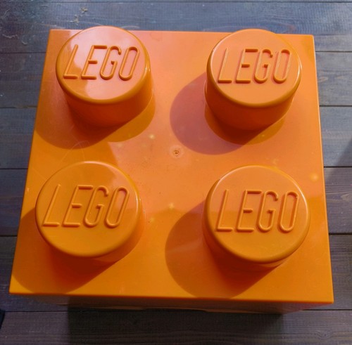 Genuine orange lego - orange, duplo