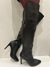 Faith Black Leather Sexy Over