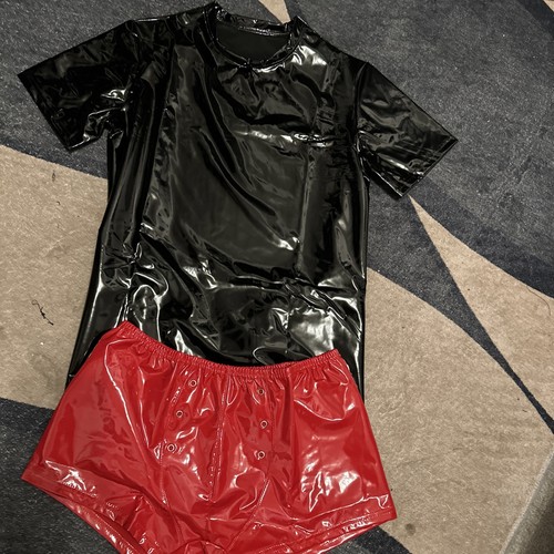 Lqbtq red vented shorts - red, &black