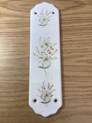 Ceramic door finger plate - ceramic,