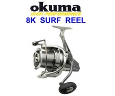 OKUMA SURF 8K SEA REEL FRONT DRAG FIXED SPOOL SALTWATER BIG PIT SPINNING FISHING