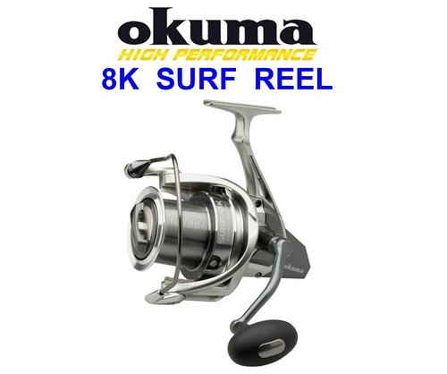 Okuma surf sea reel - surf, front