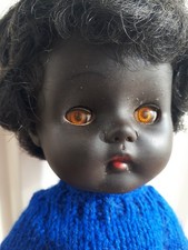 Vintage Roddy Black Doll Made