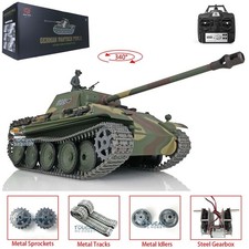 Henglong Panther G 3879 1/16 7.0 RTR RC Tank Metal Tracks IR BB Smoking Sound