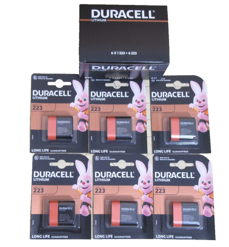 Box duracell 223 6v - 6,