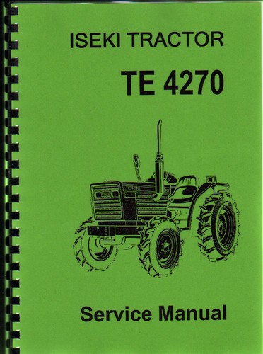 Iseki 4270 tractor - "te, 4270"