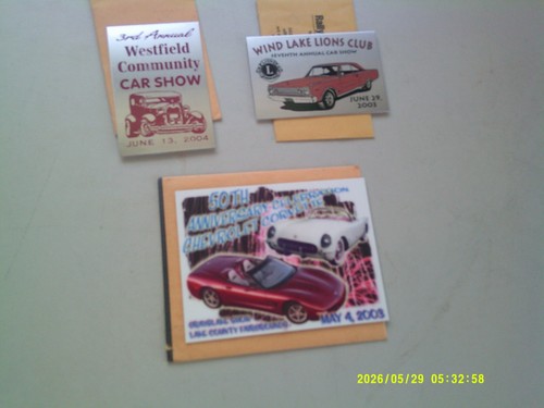 Rallye car show dash plaques - 3,