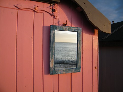Beach hut mirror - mirror, "shafto"