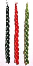 3 x Candle twist made of three