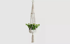 Macrame Rope Plant Hanger Pots