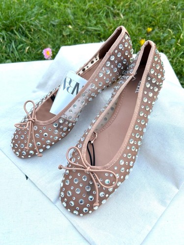 Zara mesh ballet - , flats