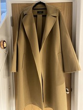 Weekend Max Mara Camel Wrap Coat Pure New Wool 14