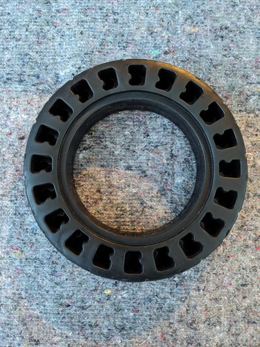 10x2 125 solid airless tyre - 10x2.125", solid/airless