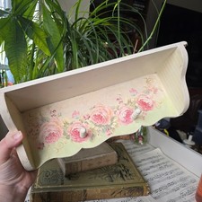 Vintage wooden shelf country